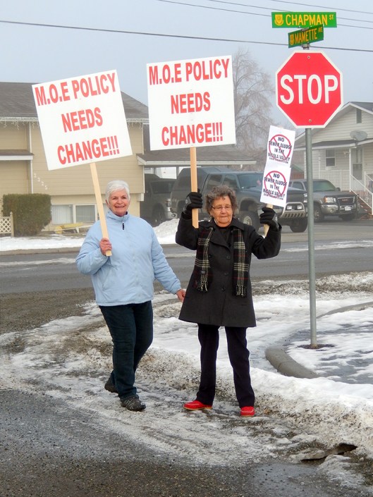 Millie Mitchell, activist to the end!
