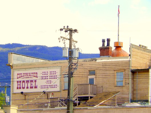 Old chimney pots on the Coldwater Hotel.