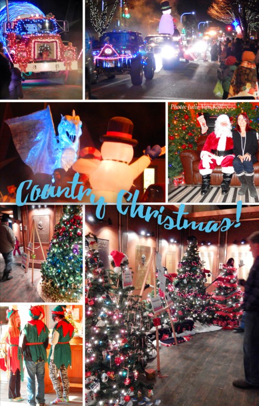 Despite the chilly weather, crowds were out friday night for the parade & Country Christmas festivities!