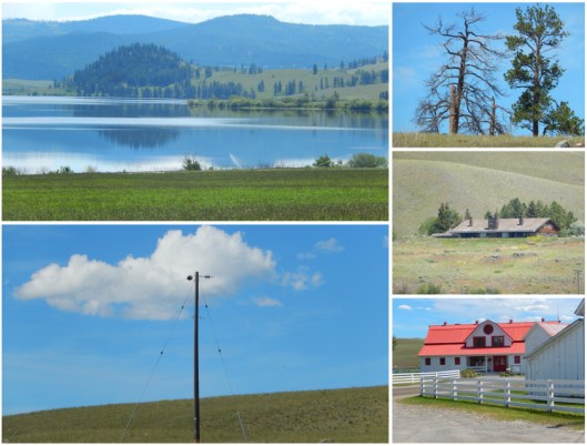 Mirror clear Chapperon Lake yesterday, as a heat wave descended on the Douglas Plateau