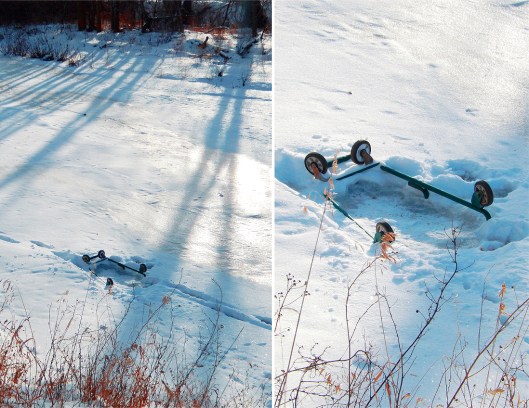 The not-so-pristine section of the Coldwater River near Voght Park. 