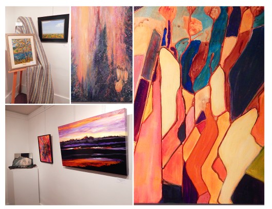 Lots of new art from many local artists, in the Elements: Earth, Wind, Fire & Ice exhibition at the Courthouse Art Gallery